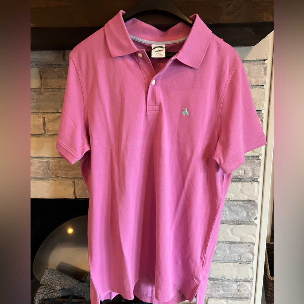 Brooks Brothers Lilac Polo Shirt Mens M
